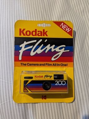 New Kodak Fling 200 Disposable Camera Single Use Film Vintage